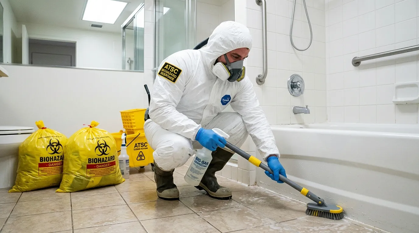 Decontamination equipment deployed for Blood Cleanup in Grandville